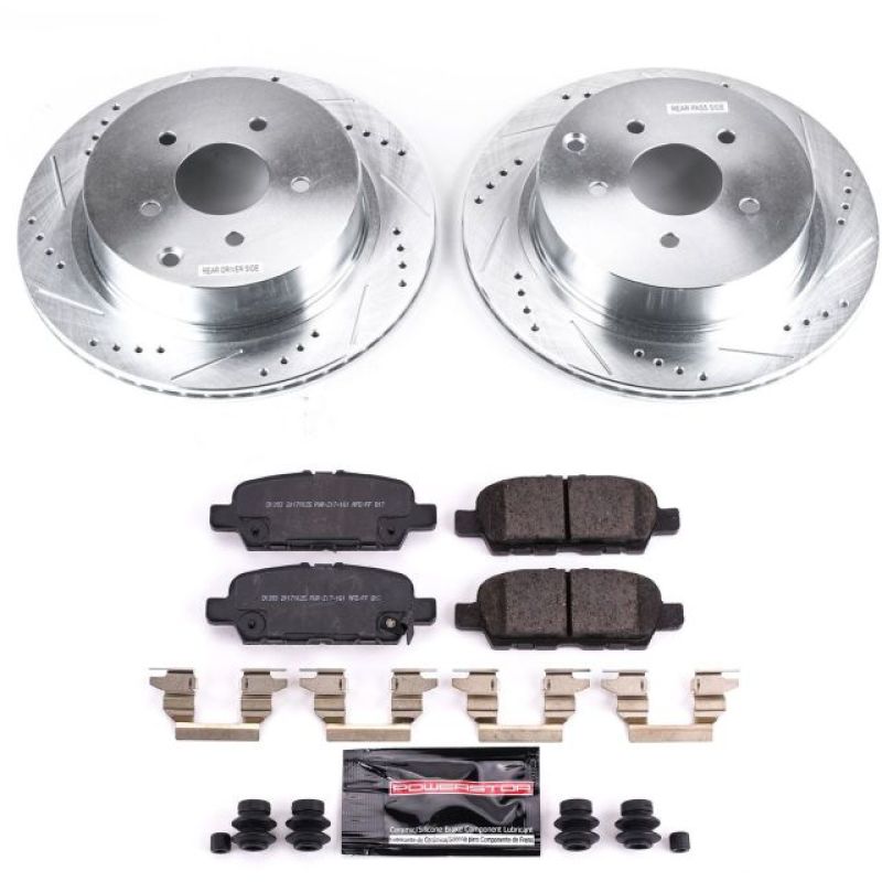 Power Stop 18-19 Infiniti Q50 Rear Z23 Evolution Sport Brake Kit - My Store