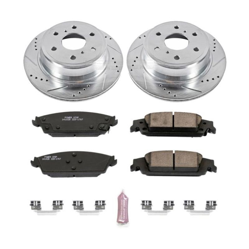 Power Stop 15-19 Cadillac Escalade Rear Z23 Evolution Sport Brake Kit - My Store