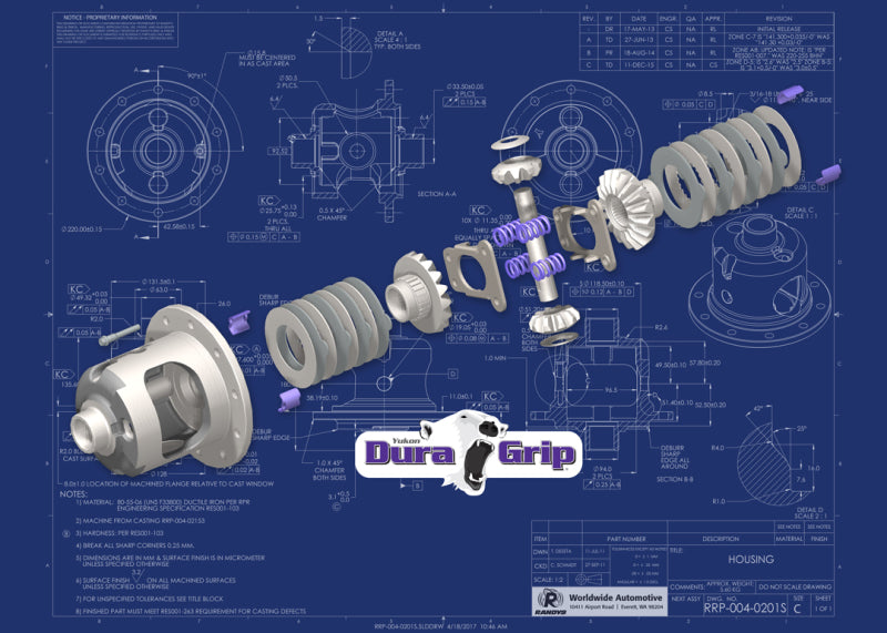 Yukon Gear Duragrip Posi For GM 8.2in w/ 28 Spline Axles / 3.08 and Up - My Store
