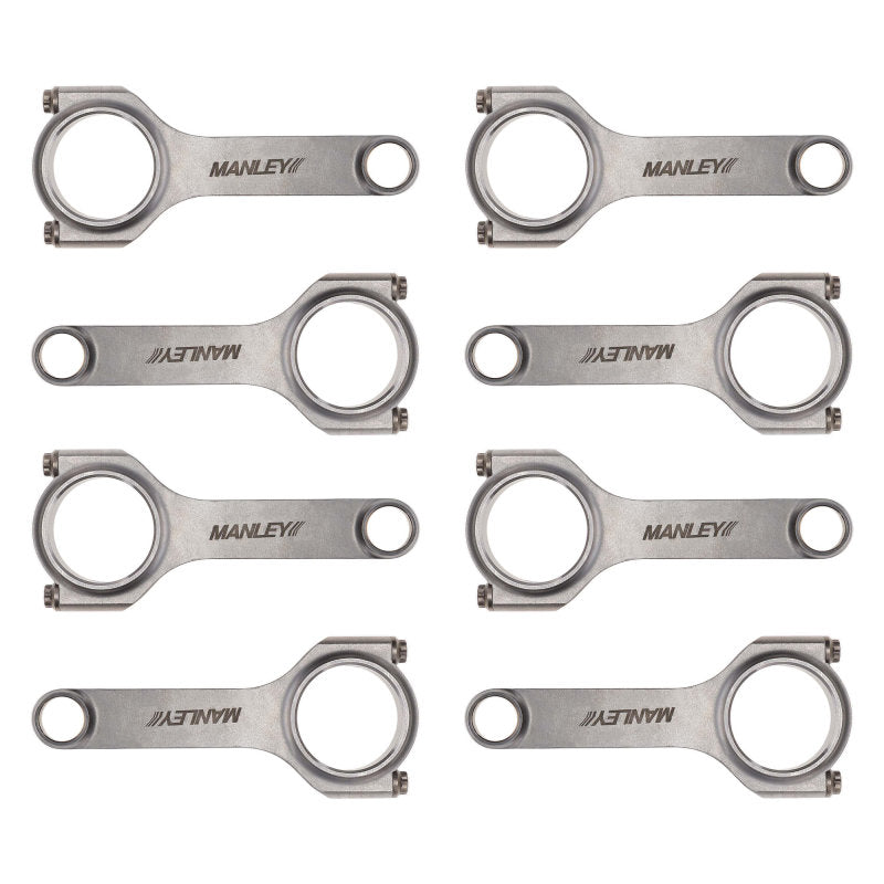 Manley Chevrolet LS 6.125 Length H Tuff Series Connecting Rod Set w/ ARP 2000 Bolts - My Store