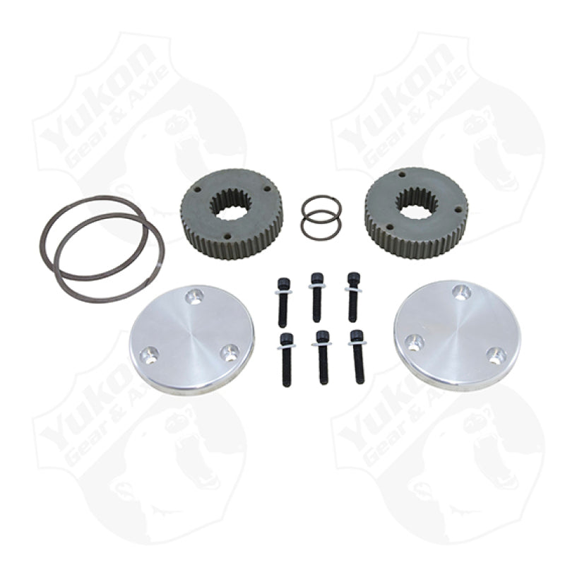 Yukon Gear Hardcore Drive Flange Kit For Dana 44 / 19 Spline Outer Stubs. Non-Engraved Caps - My Store