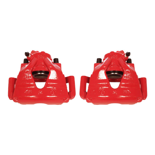 Power Stop 99-10 Volkswagen Beetle Front Red Calipers w/Brackets - Pair - My Store