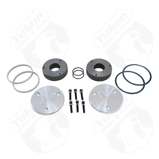 Yukon Gear Hardcore Drive Flange Kit For Dana 60 / 35 Spline Outer Stubs. Yukon Engraved Caps - My Store