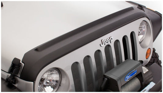 Bushwacker 07-18 Jeep Wrangler (JK) / (JK) Unlimited Trail Armor Hood Guard - Black - My Store