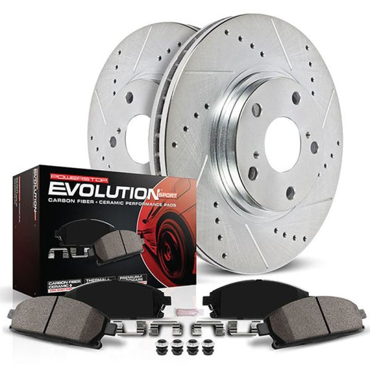 Power Stop 20-22 Lincoln Aviator Rear Z23 Evolution Brake Kit - My Store