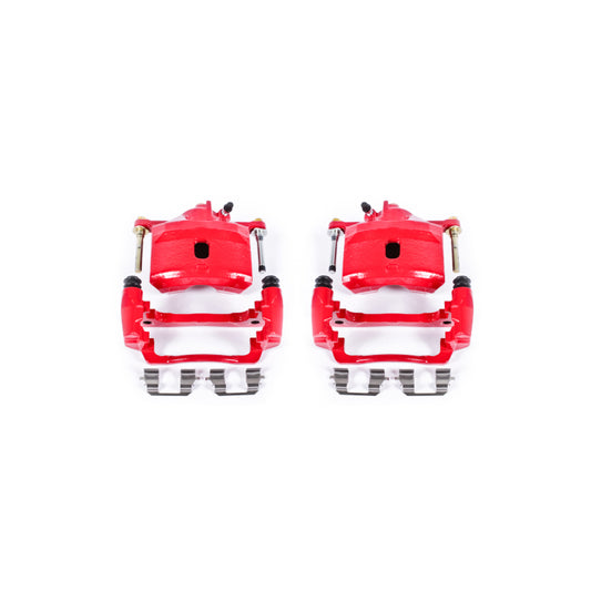 Power Stop 97-00 Acura EL Front Red Calipers w/Brackets - Pair - My Store
