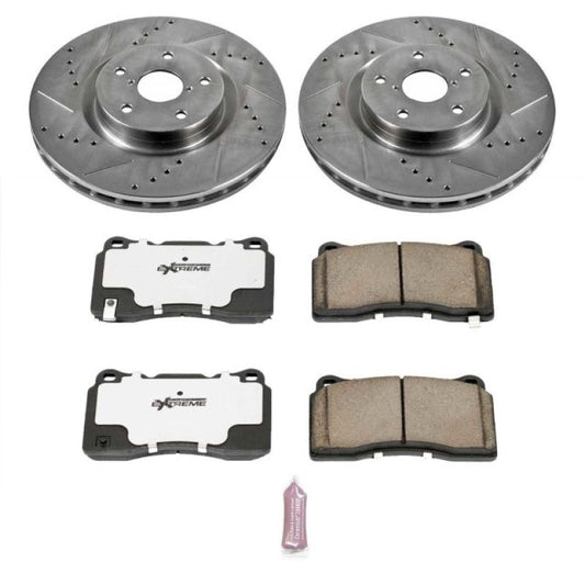 Power Stop 05-14 Subaru Impreza Front Z26 Street Warrior Brake Kit - My Store