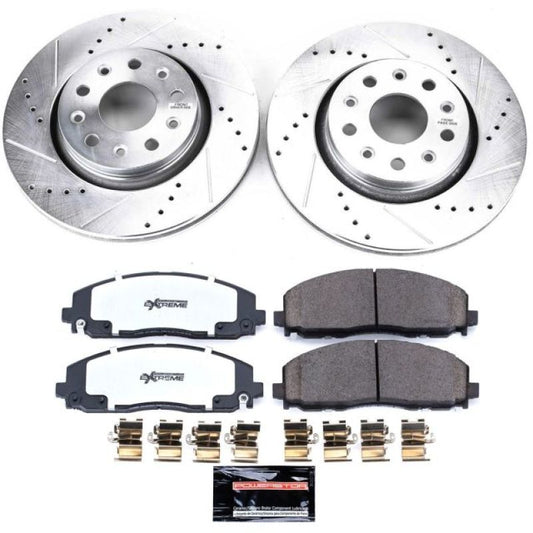 Power Stop 18-19 Jeep Wrangler Front Z36 Truck & Tow Brake Kit - My Store