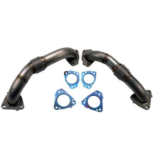 Wehrli 17-24 Chevrolet 6.6L L5P Duramax 2in Stainless Up Pipe Kit w/Gaskets - My Store