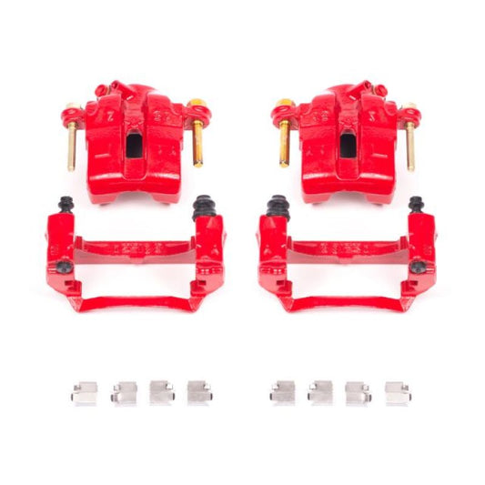 Power Stop 94-97 Mazda Miata Front Red Calipers w/Brackets - Pair - My Store