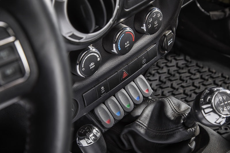 Rugged Ridge Lower Console Switch Panel 11-18 Jeep Wrangler JK/JKU - My Store