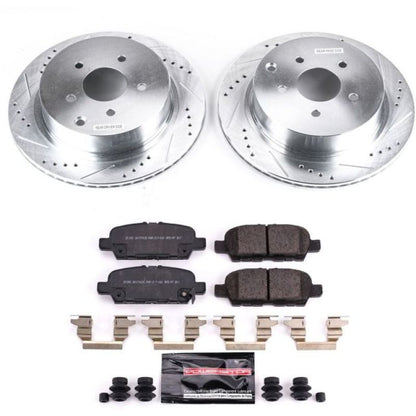 Power Stop 18-19 Infiniti Q50 Rear Z23 Evolution Sport Brake Kit - My Store
