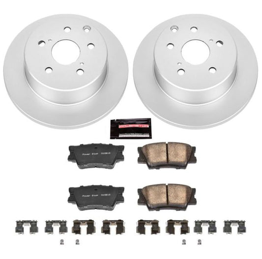 Power Stop 10-12 Lexus HS250h Rear Z17 Evolution Geomet Coated Brake Kit - My Store