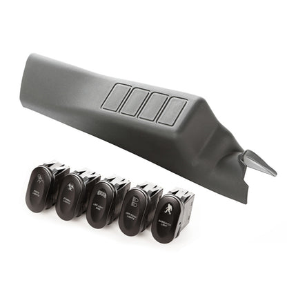 Rugged Ridge Etched A-Pillar 4 Switch Pod Kit LHD 11-18 JK - My Store
