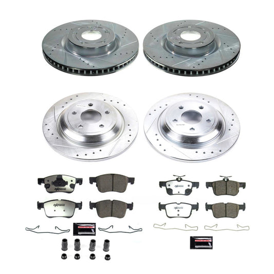 Power Stop 21-22 Ford Bronco Sport Front & Rear Z36 Truck & Tow Brake Kit - My Store