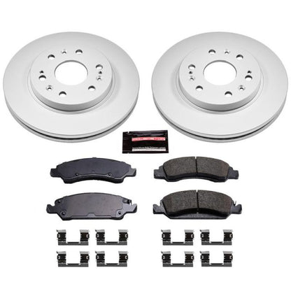 Power Stop 08-19 Cadillac Escalade Front Z17 Evolution Geomet Coated Brake Kit - My Store