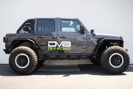 DV8 Offroad 18-23 Jeep Wrangler JL 4 Door FS-15 Series Rock Sliders - My Store