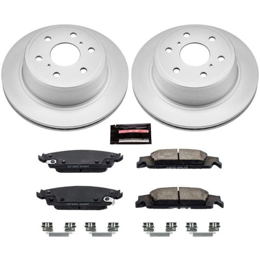 Power Stop 15-19 Cadillac Escalade Rear Z17 Evolution Geomet Coated Brake Kit - My Store