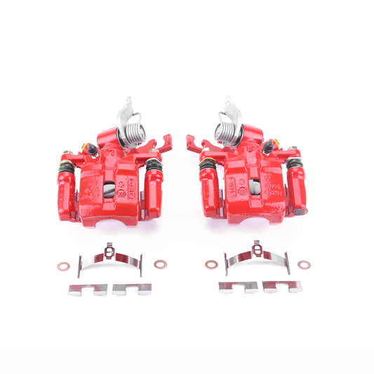 Power Stop 98-02 Honda Accord Rear Red Calipers w/Brackets - Pair - My Store