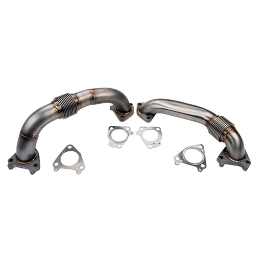 Wehrli 01-04 Chevrolet 6.6L Duramax LB7 2in Stainless Up Pipe Kit w/Gaskets - Single Turbo - My Store