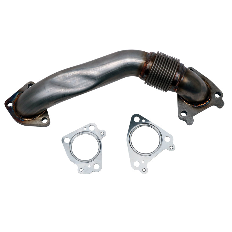 Wehrli 01-04 Chevrolet 6.6L Duramax LB7 2in Stainless Pass. Side Up Pipe w/Gaskets (Single Turbo) - My Store
