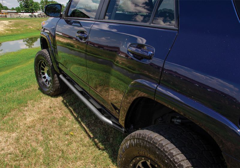 N-Fab Trail Slider Steps 16-20 Toyota Tacoma Crew Cab All Beds - SRW - Textured Black - My Store