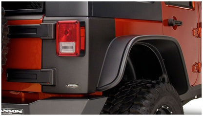 Bushwacker 07-18 Jeep Wrangler Trail Armor Rear Corners - Black - My Store