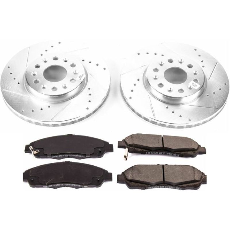 Power Stop 17-18 GMC Acadia Front Z23 Evolution Sport Brake Kit - My Store