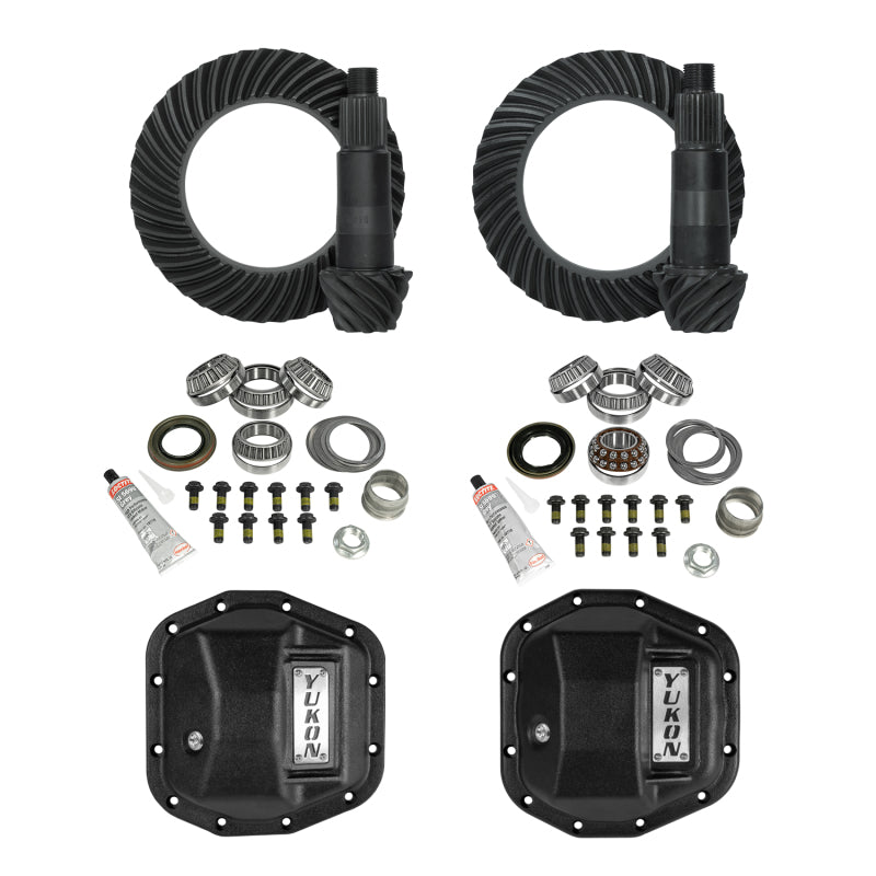 Yukon Stage 2 Jeep JL/JT Re-Gear Kit w/Covers & D44 Front & Rear in a 5.13 Ratio - My Store