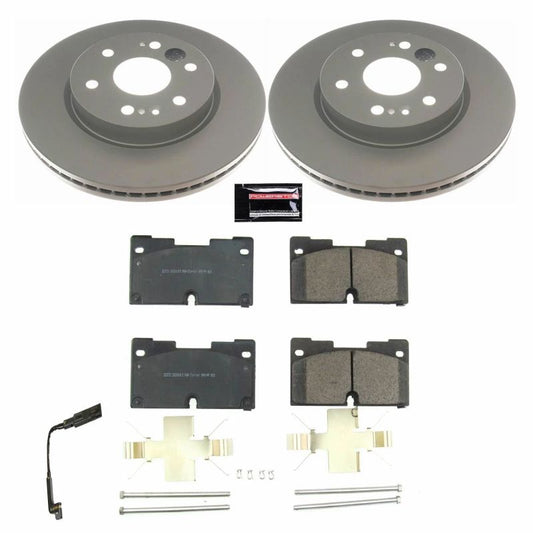 Power Stop 2019 Chevrolet Silverado 1500 Front Z17 Evolution Geomet Coated Brake Kit - My Store