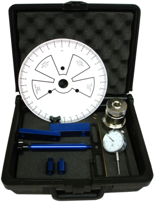 Camshaft Degree Wheel Kit Heads Off GM LS 9 Inch Wheel with Dial Indicator Steel and Billet Aluminum Kit Proform