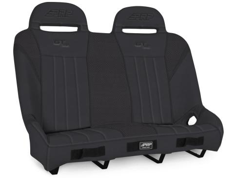GT/S.E. Quick Release Rear Suspension Bench Seat for Polaris RZR PRO XP4 PRO R4 Turbo R4 Black PRP Seats