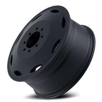 Dually Wheels Brutal Dually 9105 BK 22x8.25 Black 8 On 170 Bolt Pattern 115 Offset Cali Offroad Wheels