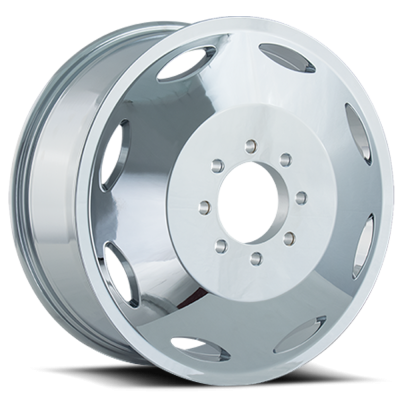 Dually Wheels Brutal Dually 9105 CH 22x8.25 Chrome 8 On 165.1 Bolt Pattern 115 Offset 121.3 Bore Cali Offroad Wheels