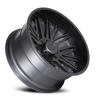 Cast Aluminum Wheels Rawkon 9109 SL 22x12 Graphite 6 On 135 Bolt Pattern -51 Offset Cali Offroad Wheels