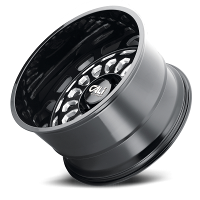 Cast Aluminum Wheels Paradox 9113 GB 20x12 Milled Spokes Gloss Black 6 On 135 Bolt Pattern -51 Offset Cali Offroad Wheels