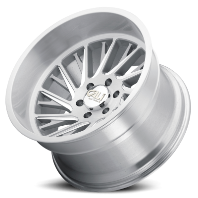 Cast Aluminum Wheels Purge 9114 SL 22x12 Brushed Brushed Silver 6 On 135 Bolt Pattern -51 Offset Cali Offroad Wheels