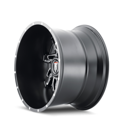 Spyder AT183 Satin Black Milled 22X14 5-127 -76MM 78.1MM Off Road Wheels American Truxx