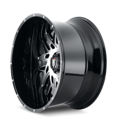 DNA AT184 Gloss Black Machined 26X14 5-139.7 -76MM 87.1MM Off Road Wheels American Truxx