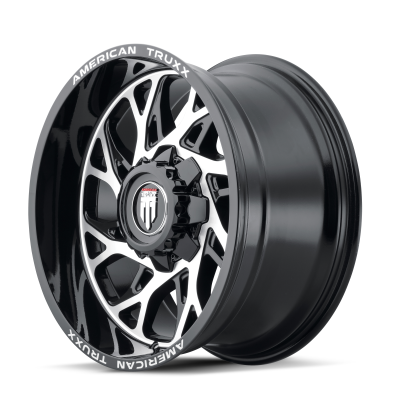 Destiny AT1913 Black Machined 24X14 6-135/6-139.7 -76MM 106.1MM Off Road Wheels American Truxx