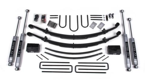5 Inch Lift Kit Dodge W100/W200 69-73 4WD Fox 2.0 Performance Shocks