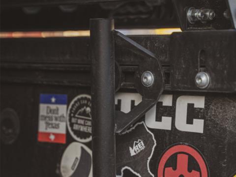 Toyota Truck Bed Rail Flag Pole Mount Powdercoat Black Cali Raised LED