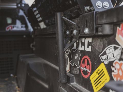 Toyota Truck Bed Rail Flag Pole Mount Powdercoat Black Cali Raised LED