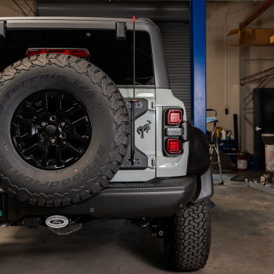 Rear Antenna Mount Fits 22-Present Ford Bronco Raptor Cali Raised LED