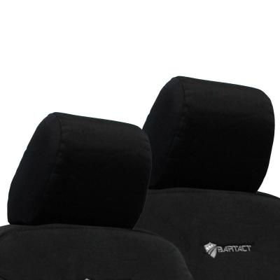 Jeep JK Bench Headrest Covers 07-10 Wrangler JK 2 Door Tactical Series Black Bartact