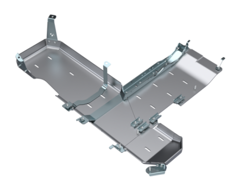 JL T-Case/Fuel Skid Only - 2 Door 3.6L, 2.0L Aluminum 18-Present Artec Industries