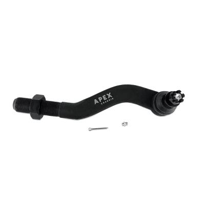 Apex Chassis Heavy Duty 2.5 Ton Tie Rod Assembly in Black Anodized Aluminum Fits 19-22 Jeep Gladiator JT 18-22 Jeep Wrangler JL/JLU Rubicon Mohave Sahara Sport