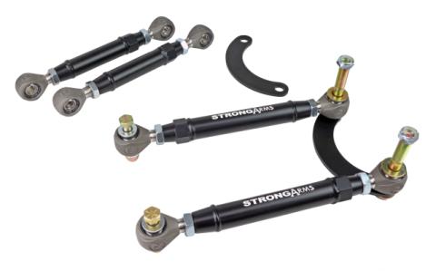 Rear Trailing Arms For 1988-1996 Corvette 4 Double Adjustable Trailing Arms R-Joints And Hardware Powder Coated Satin Black Ridetech