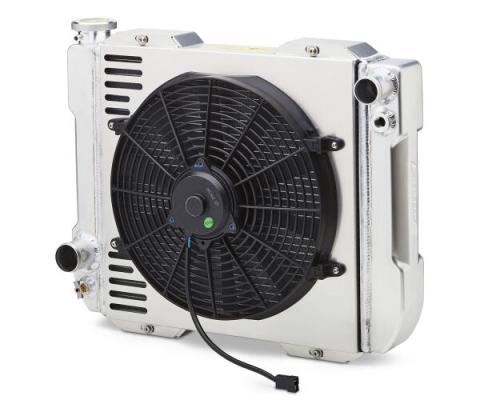 123 Series Radiator System Universal Ford 17 Inch Core Shroud and Fan Man Transmission Proform