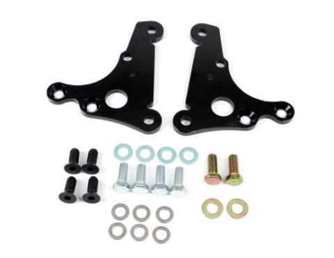 Front Caliper Brackets For S550 15-23 Mustang Brakes W/ Ridetech 79-93 Mustang Sla Pair Of Brackets Caliper Spacers Shims And Hardware Ridetech